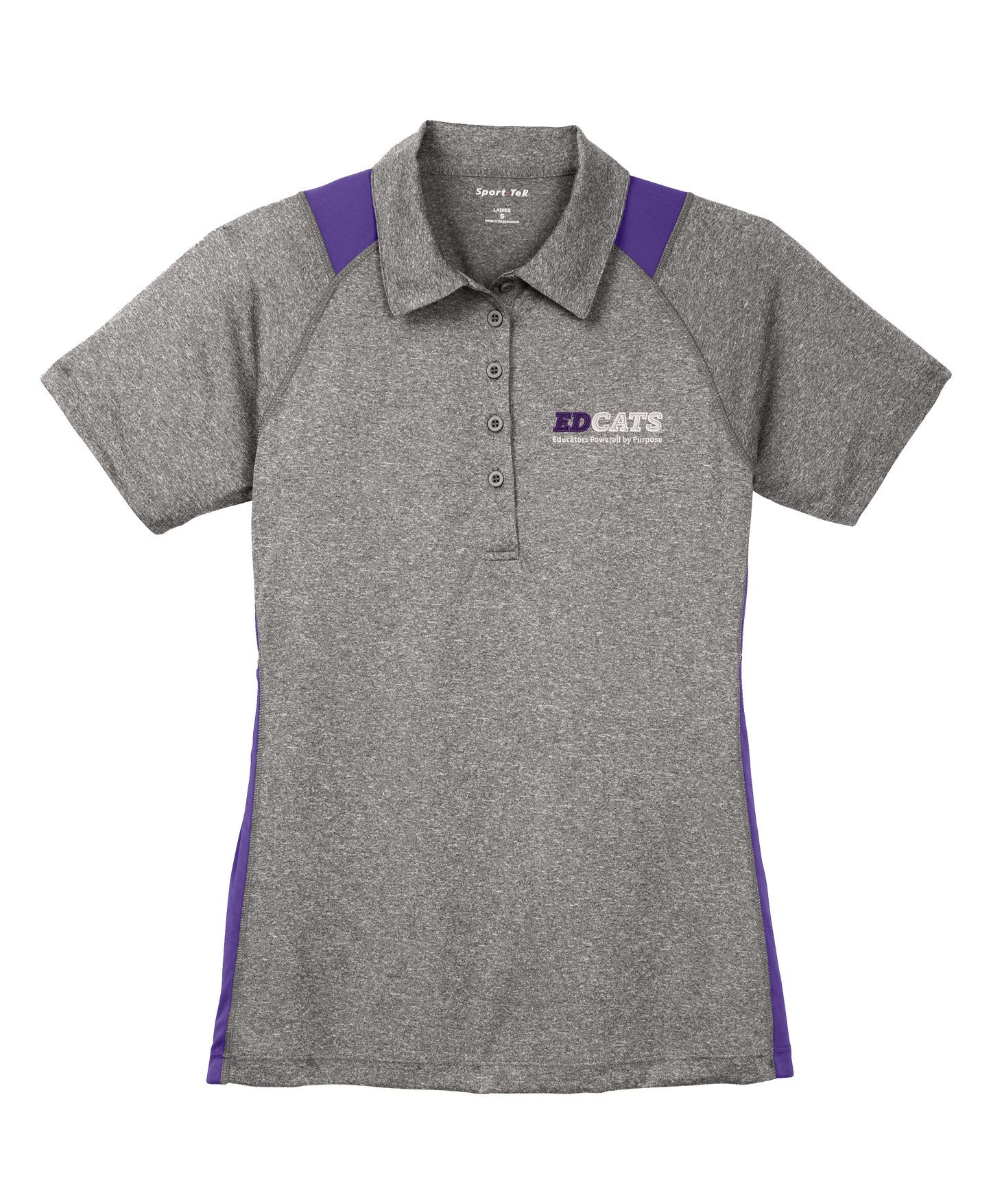 Sport-Tek Women's Heather Colorblock Contender Polo