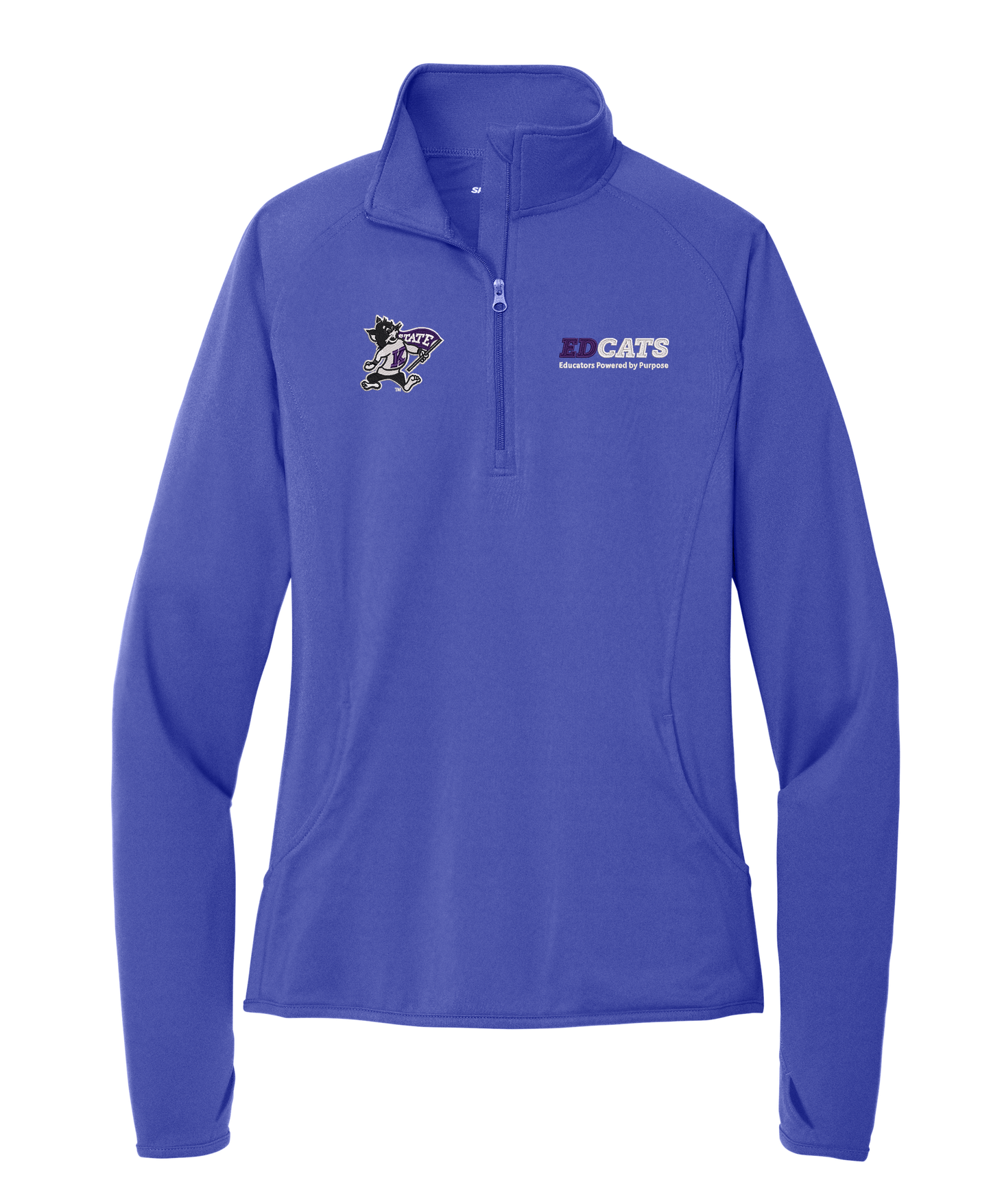 Sport-Tek® Ladies Sport-Wick® Stretch 1/4-Zip Pullover