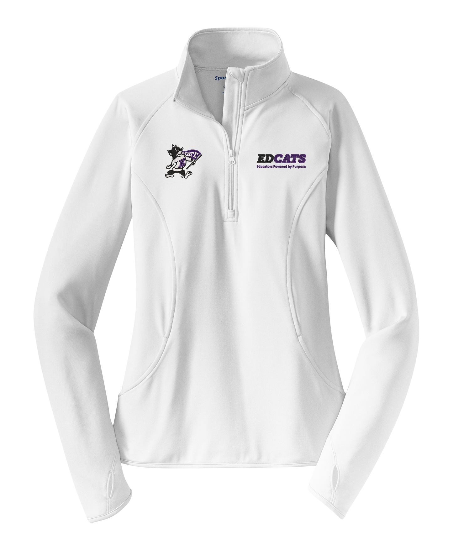 Sport-Tek® Ladies Sport-Wick® Stretch 1/4-Zip Pullover